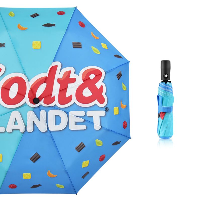 Full Colour Compact Umbrellas 21”